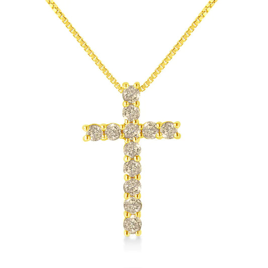 Diamond Champagne Cross