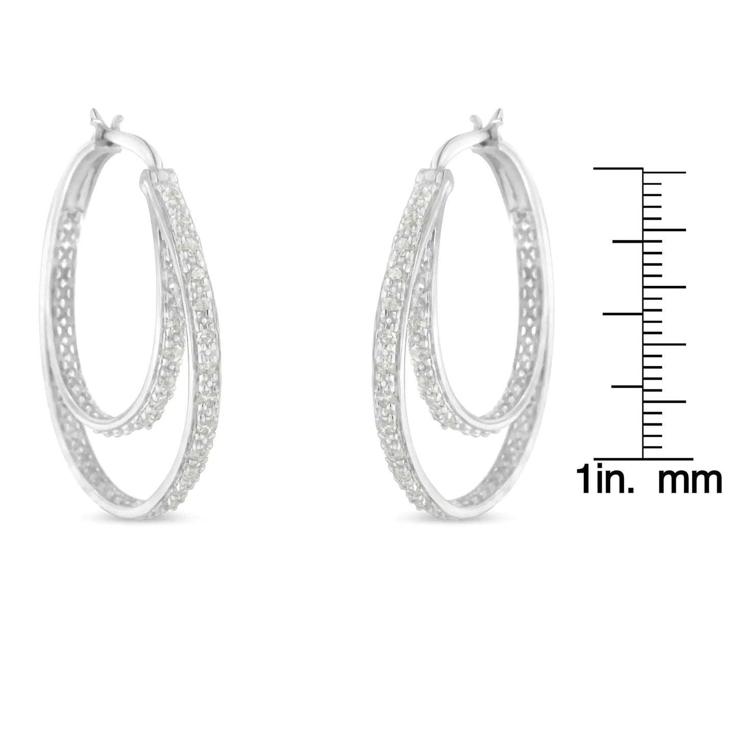 36 Rose-Cut Hoops