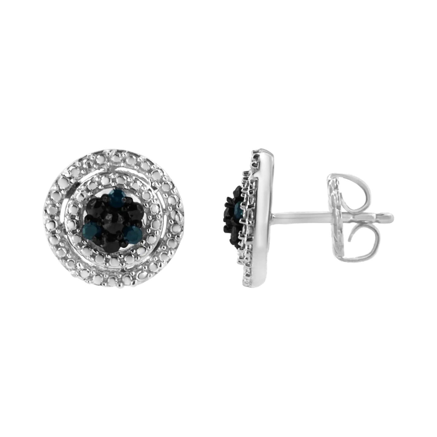 Blue Diamond Studs