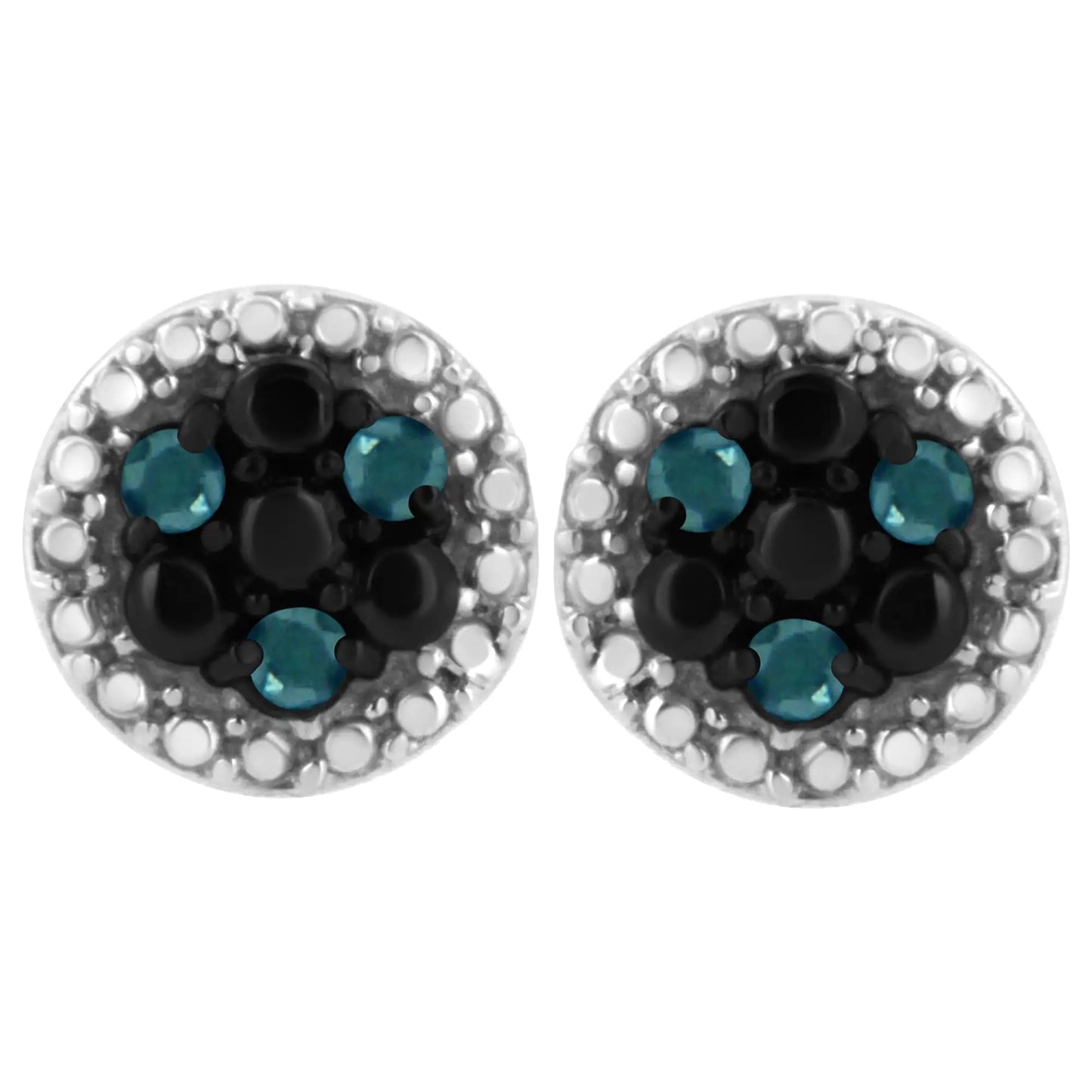 Blue Diamond Studs