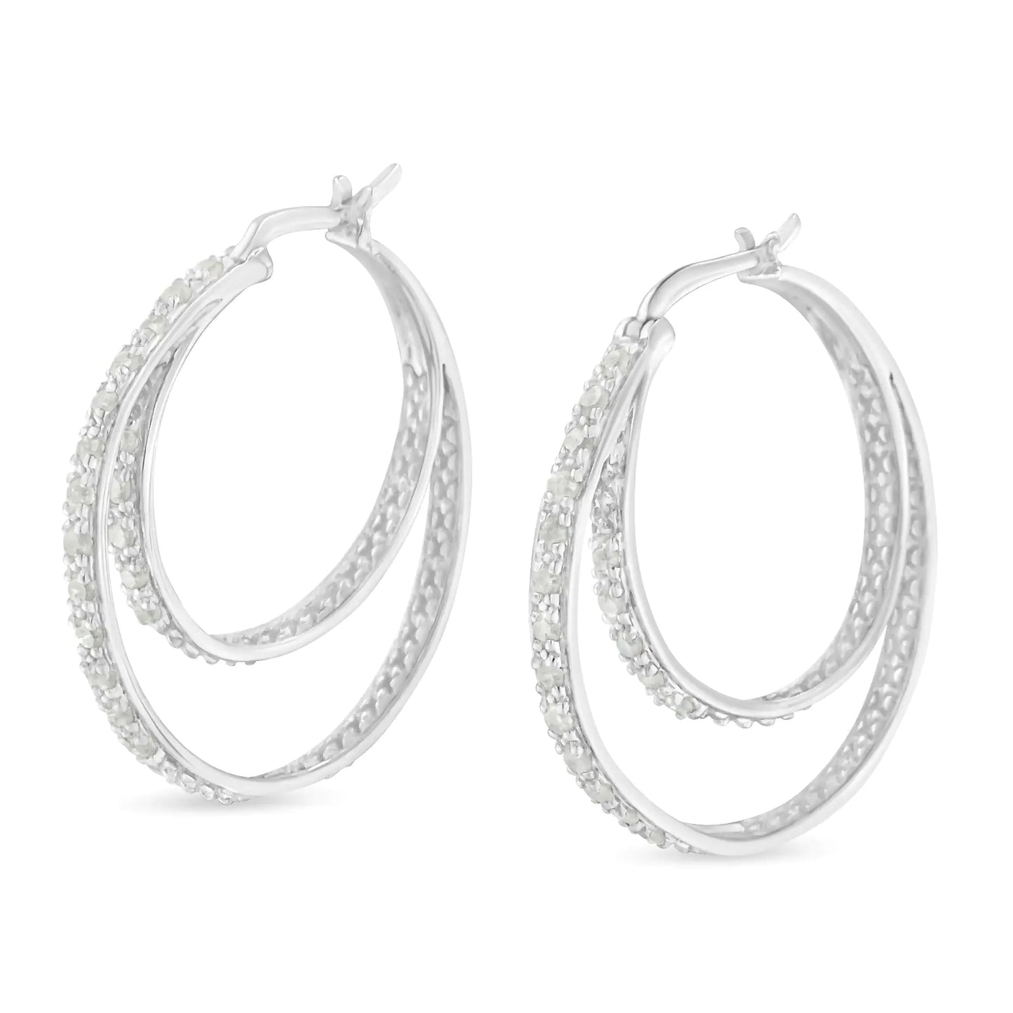 36 Rose-Cut Hoops