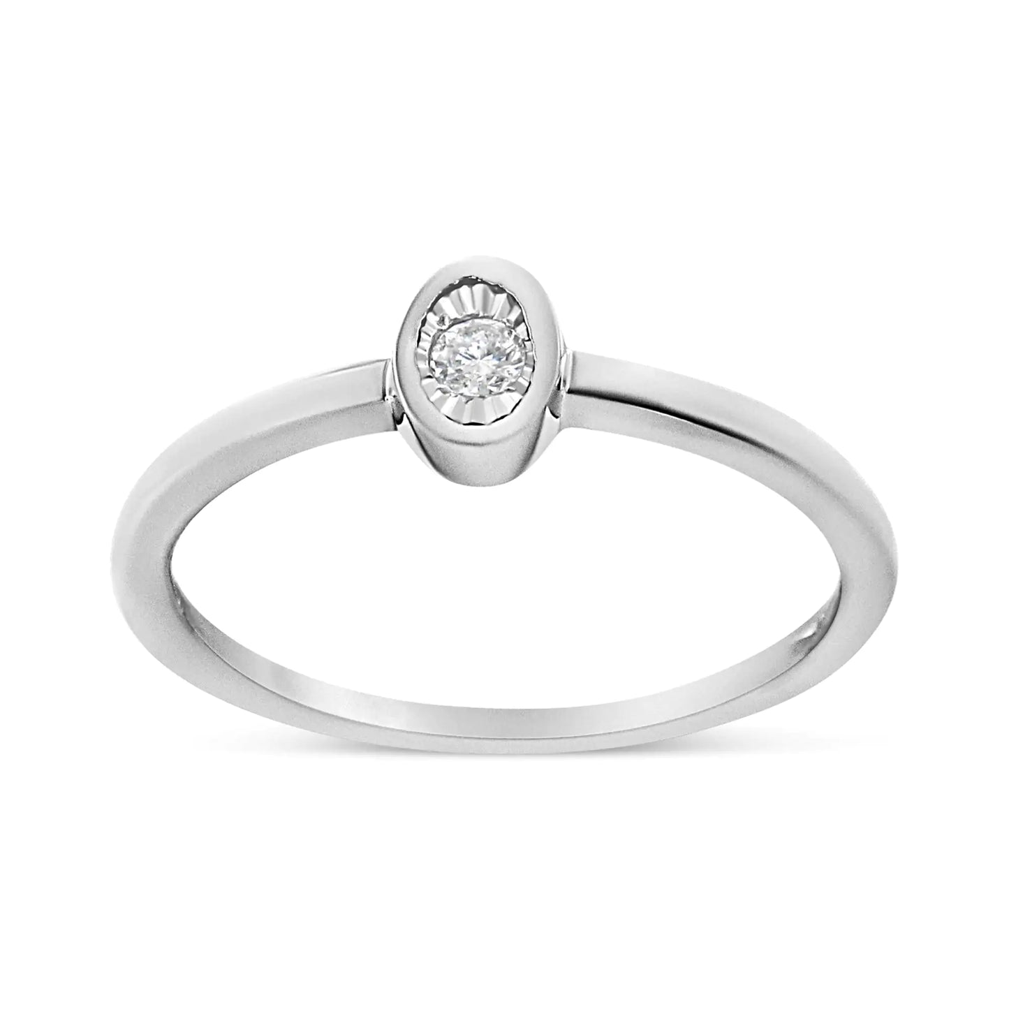 Oval Shaped Promise Ring