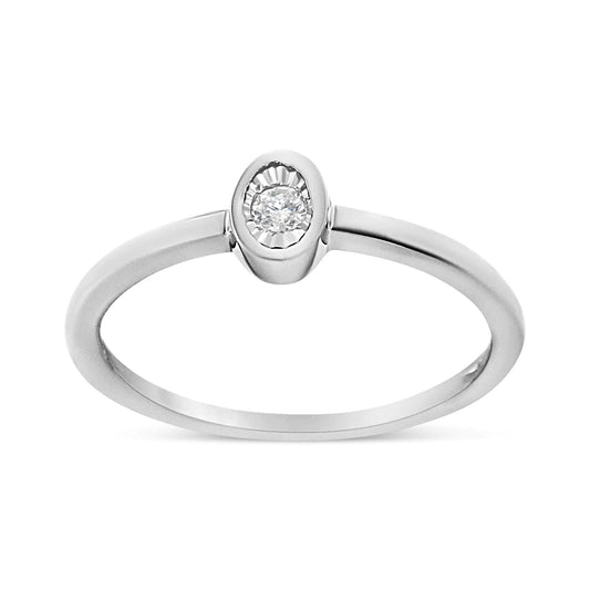 Oval Shaped Promise Ring