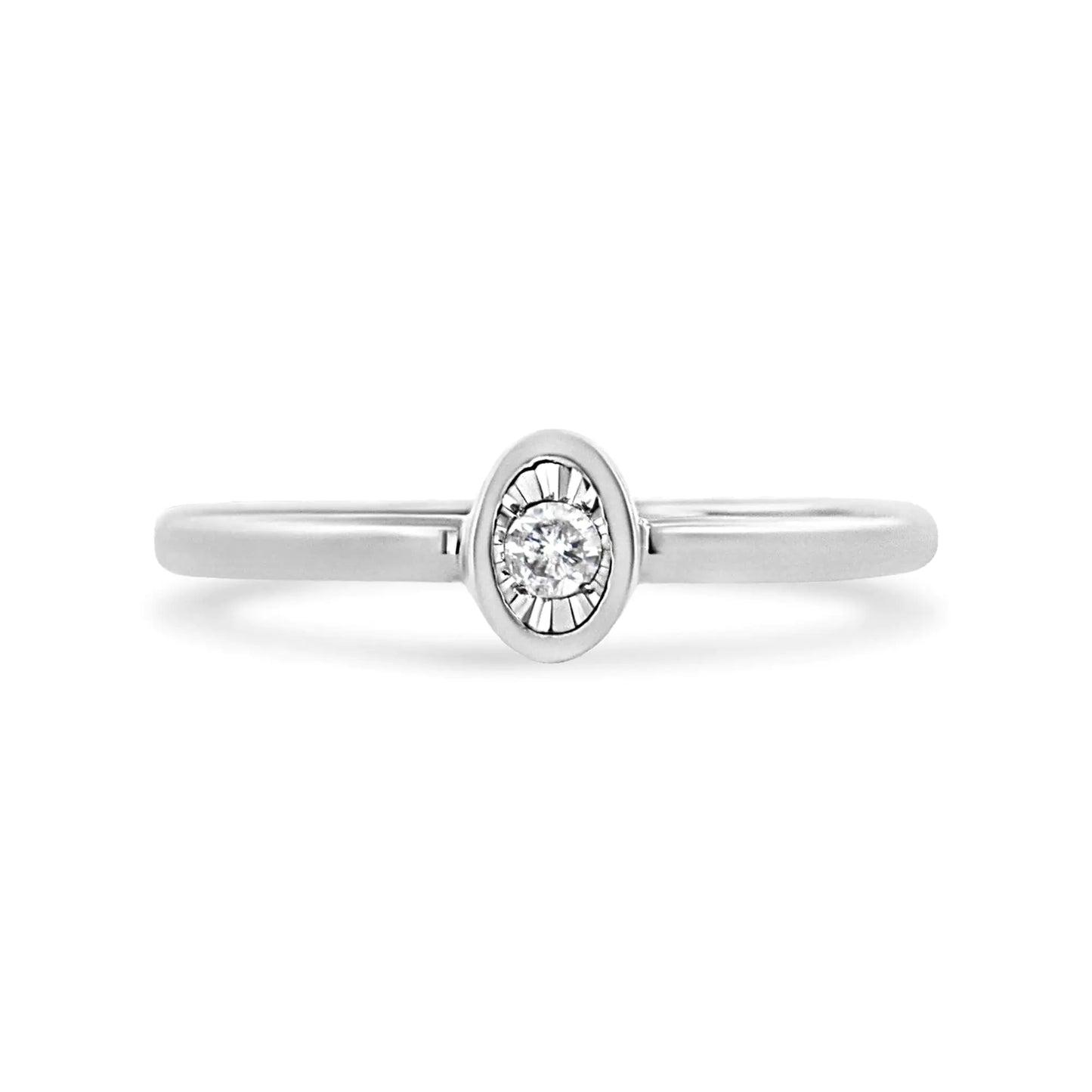 Oval Shaped Promise Ring