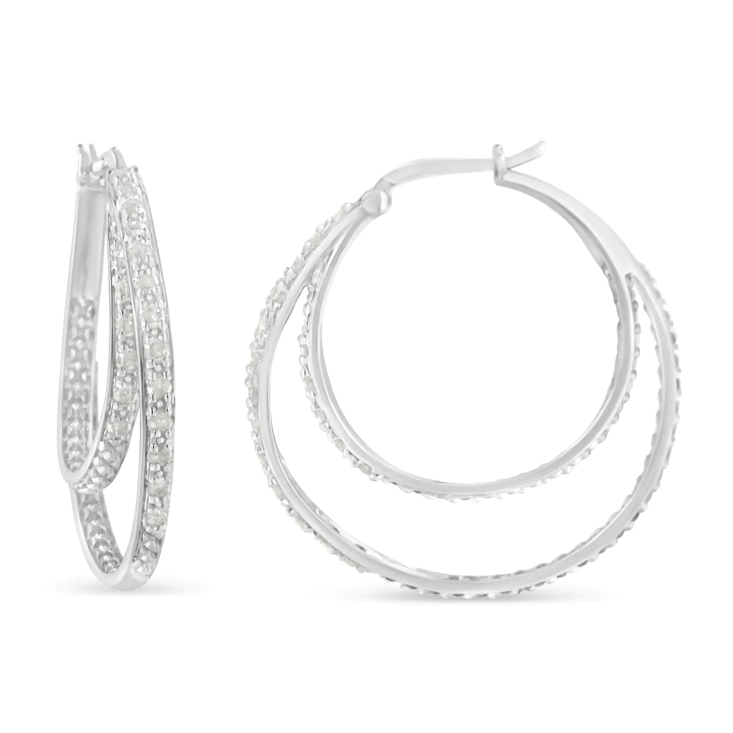 36 Rose-Cut Hoops