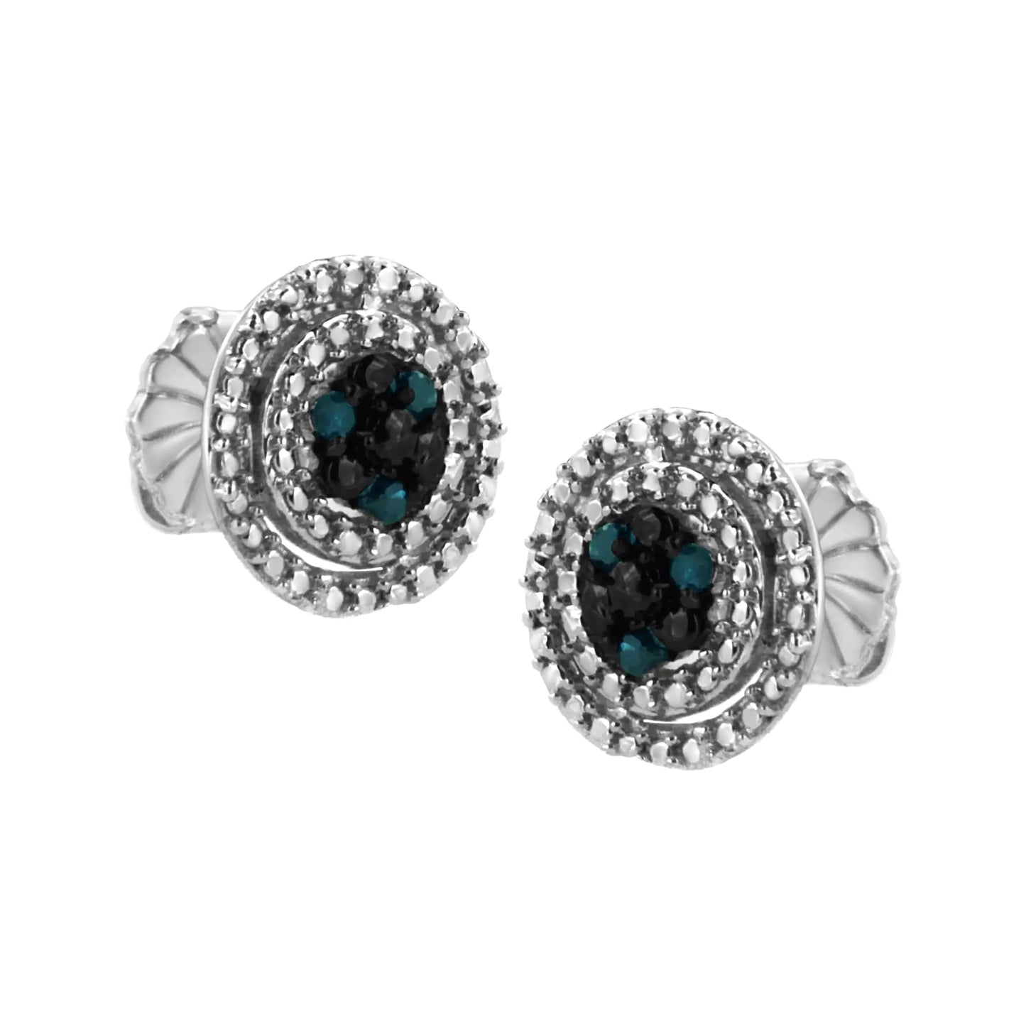 Blue Diamond Studs