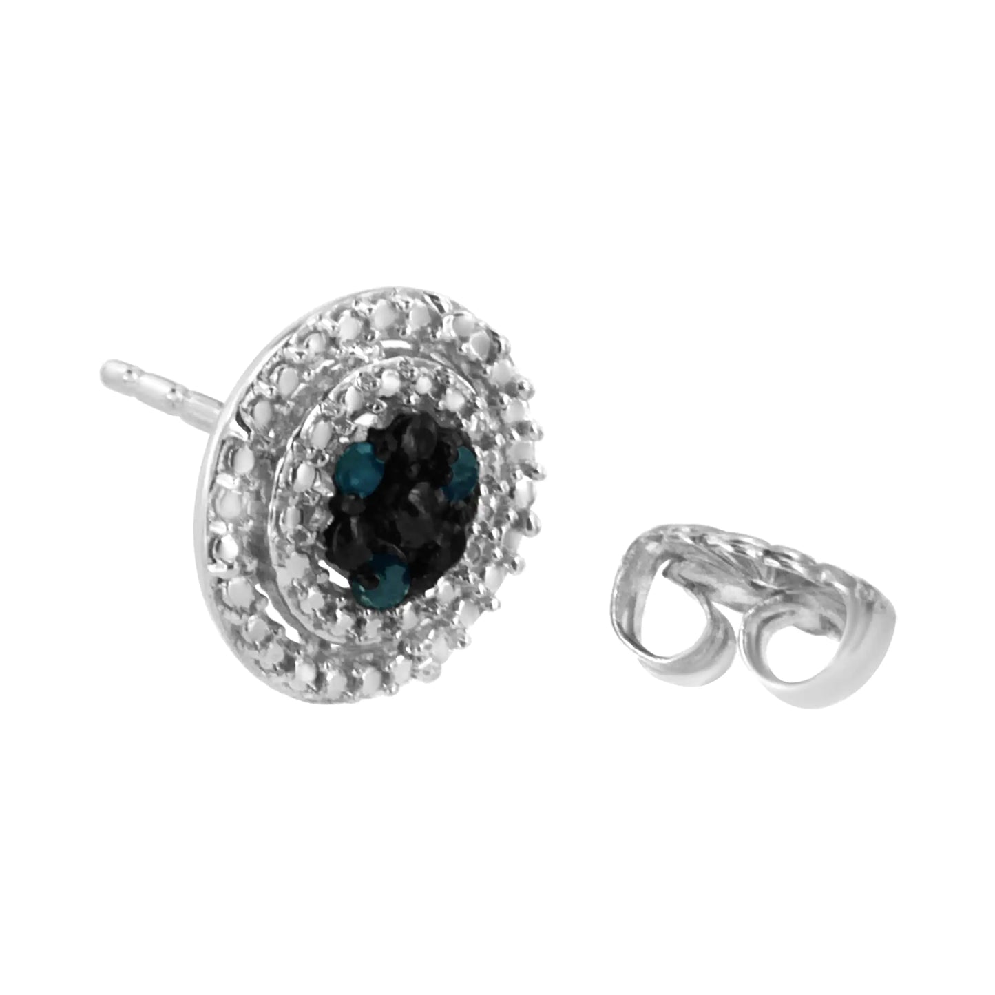 Blue Diamond Studs